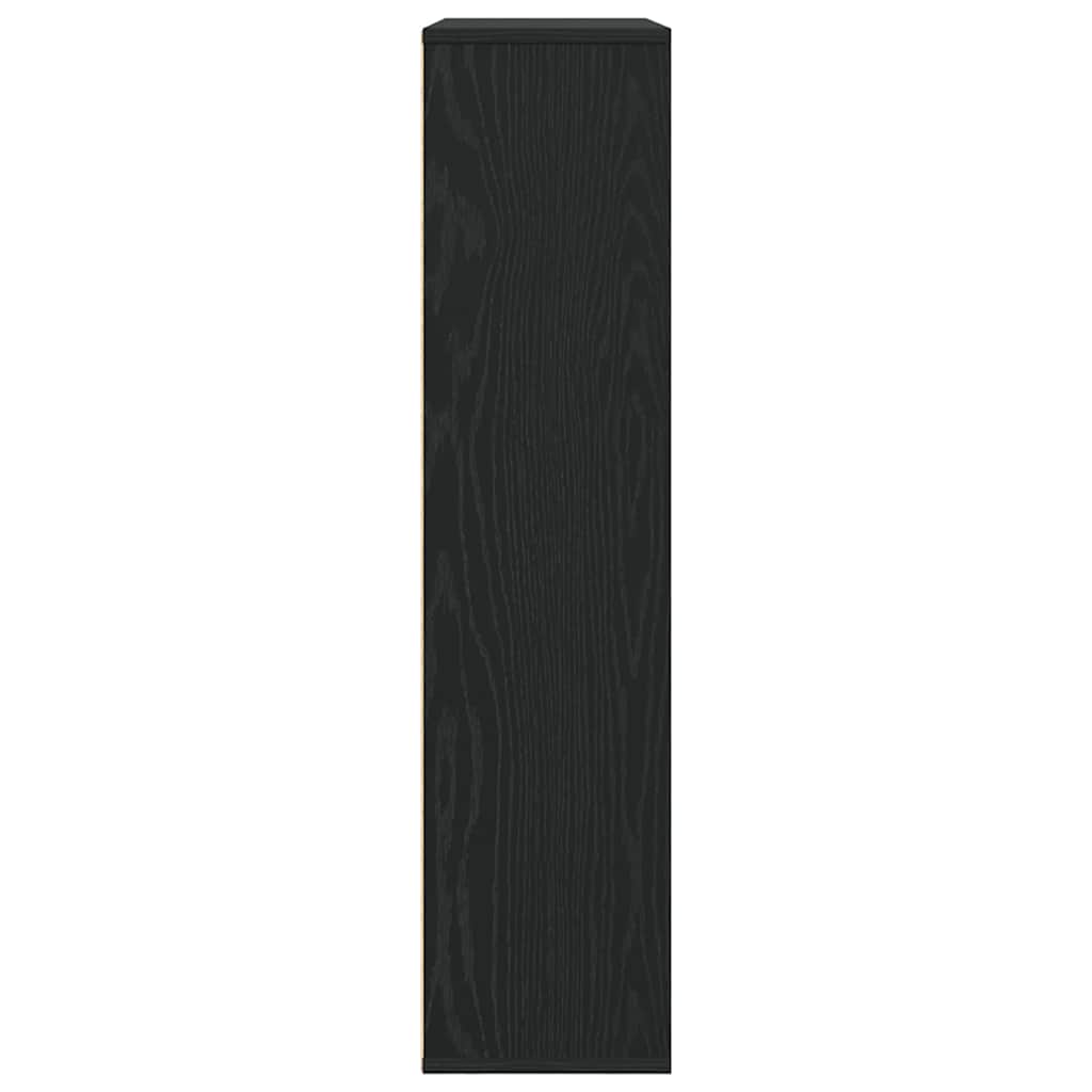 Bokhylle Svart Eik 89x24x101,5 cm