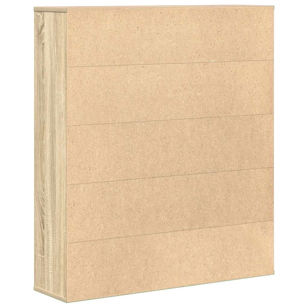 Bokhylle Sonoma Eik 89x24x101,5 cm