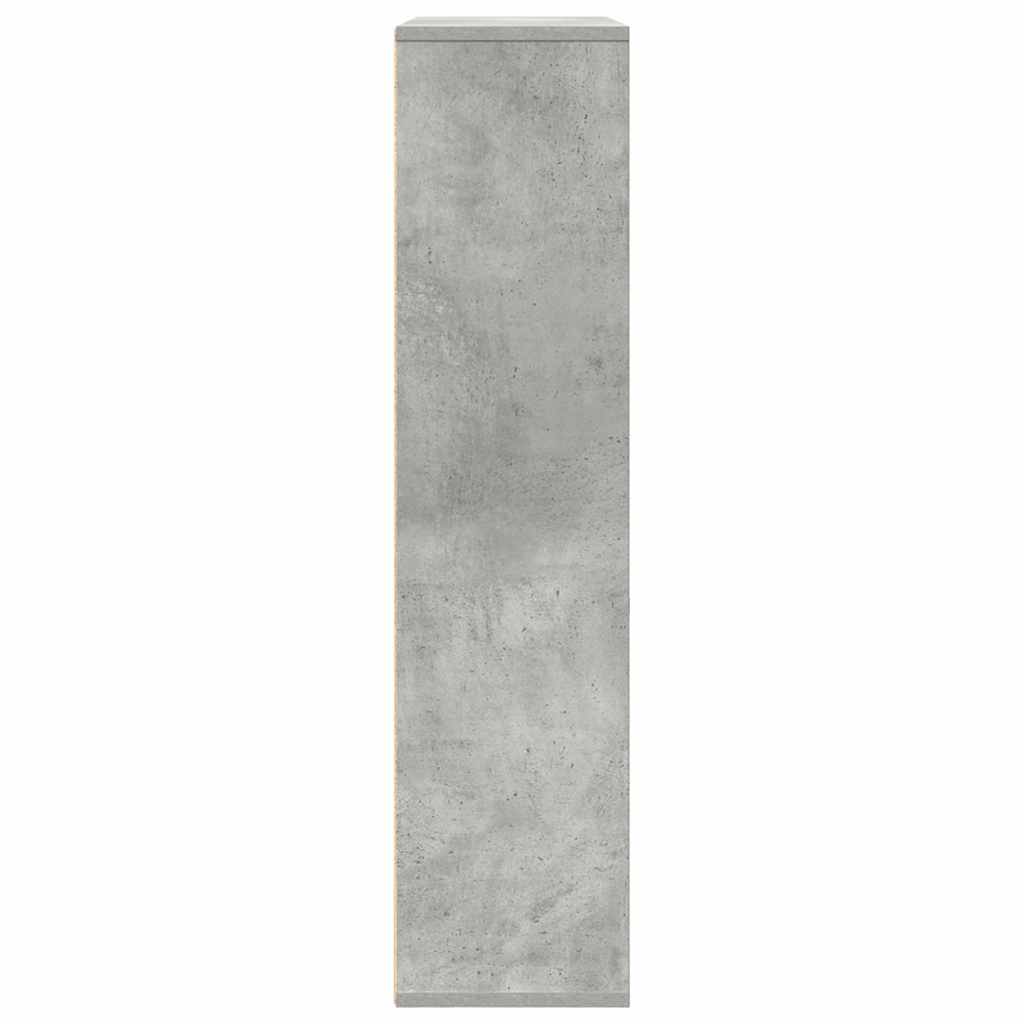 Bokhylle Betonggrå 89x24x101,5 cm