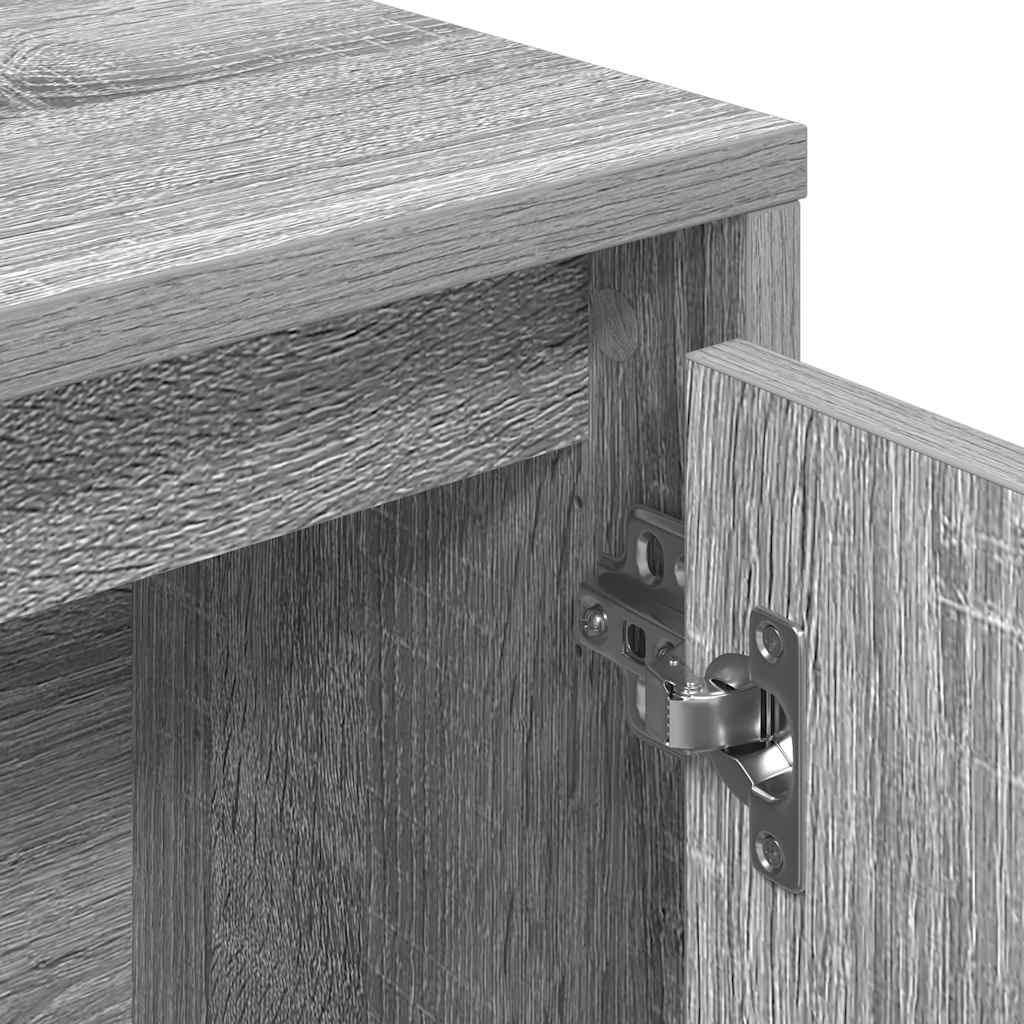 Bokhylle Sonoma Grå 89x24x101,5 cm