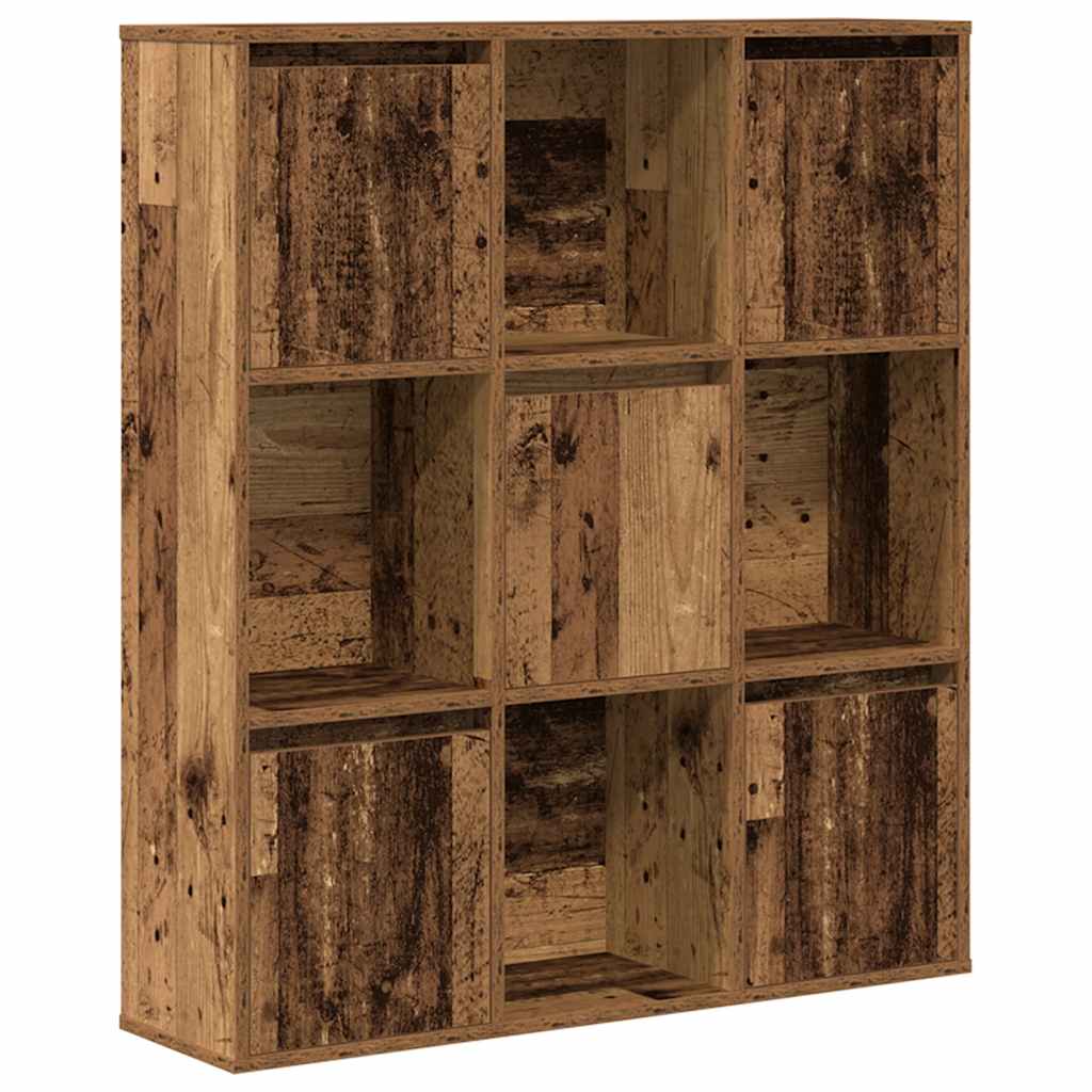 Bokhylle Gammelt Tre 89x24x101,5 cm