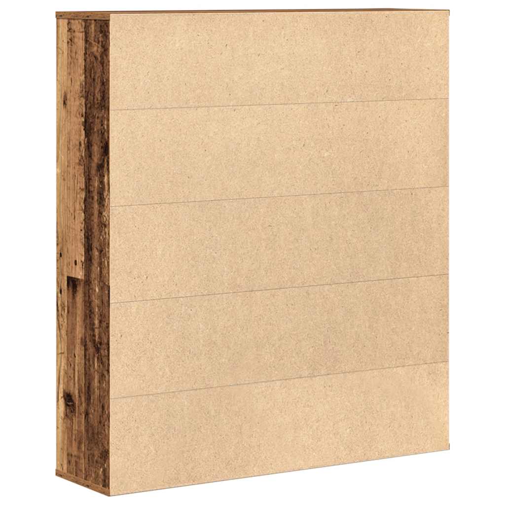 Bokhylle Gammelt Tre 89x24x101,5 cm