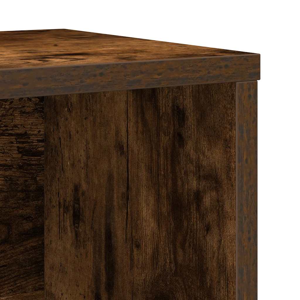 Bokhylle Røkt Eik 60x24x85 cm