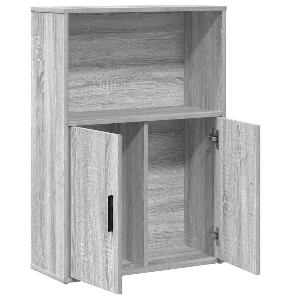 Bokhylle Sonoma Grå 60x24x85 cm