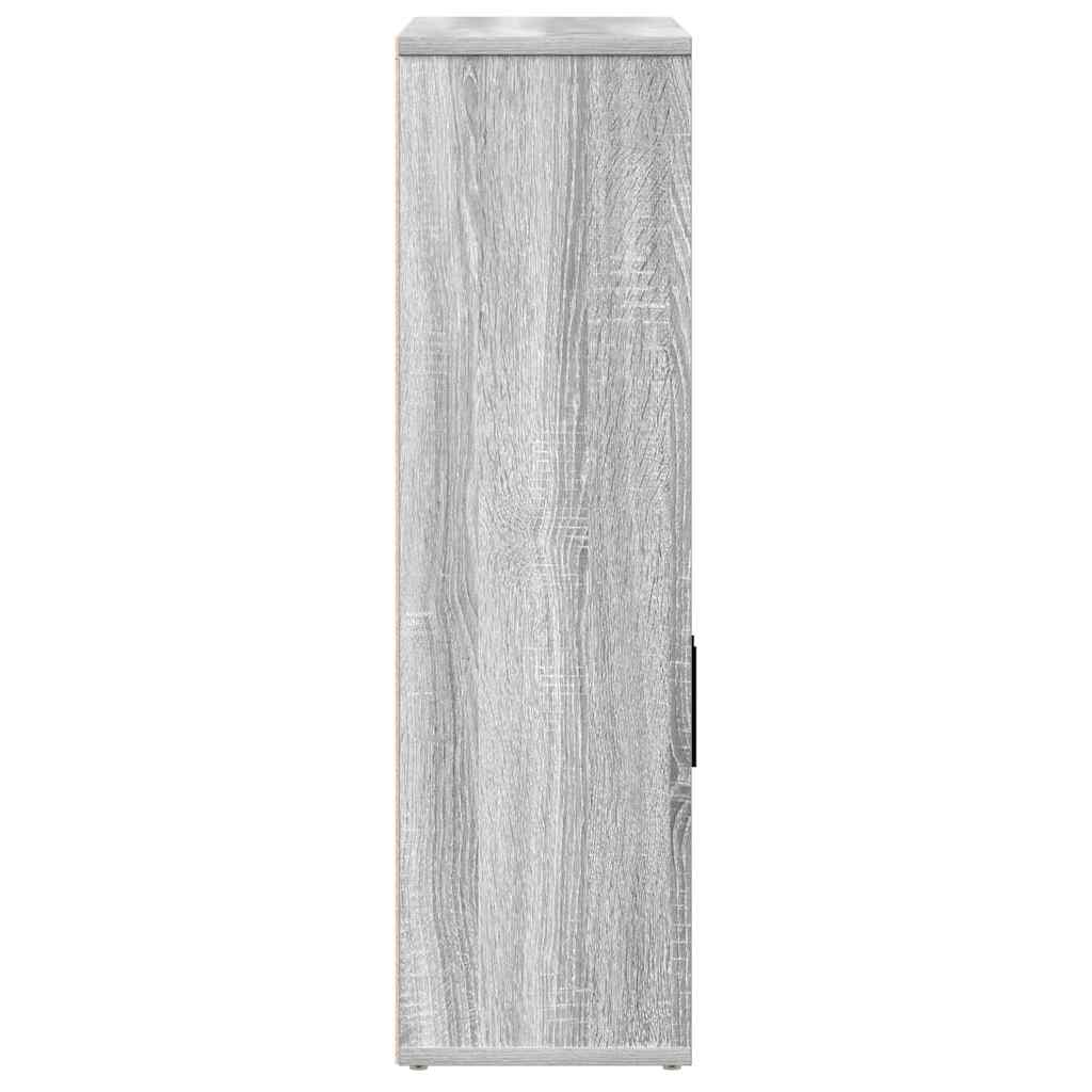 Bokhylle Sonoma Grå 60x24x85 cm