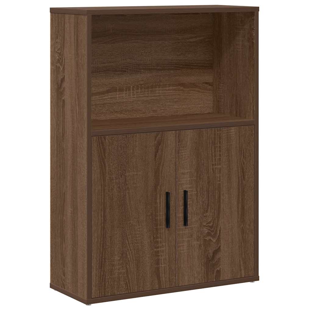 Bokhylle Brun Eik 60x24x85 cm
