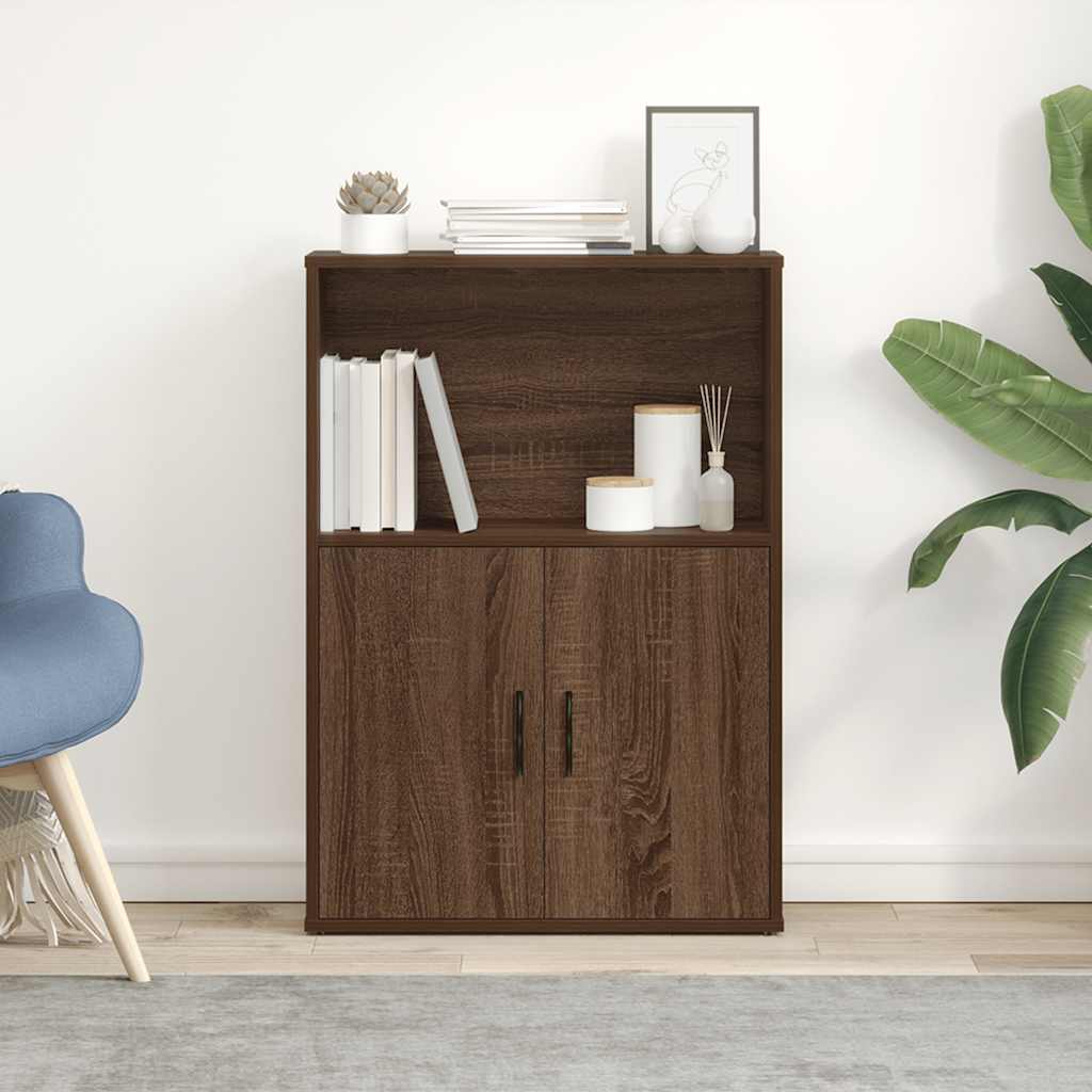 Bokhylle Brun Eik 60x24x85 cm