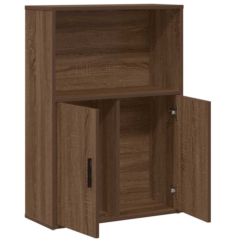 Bokhylle Brun Eik 60x24x85 cm