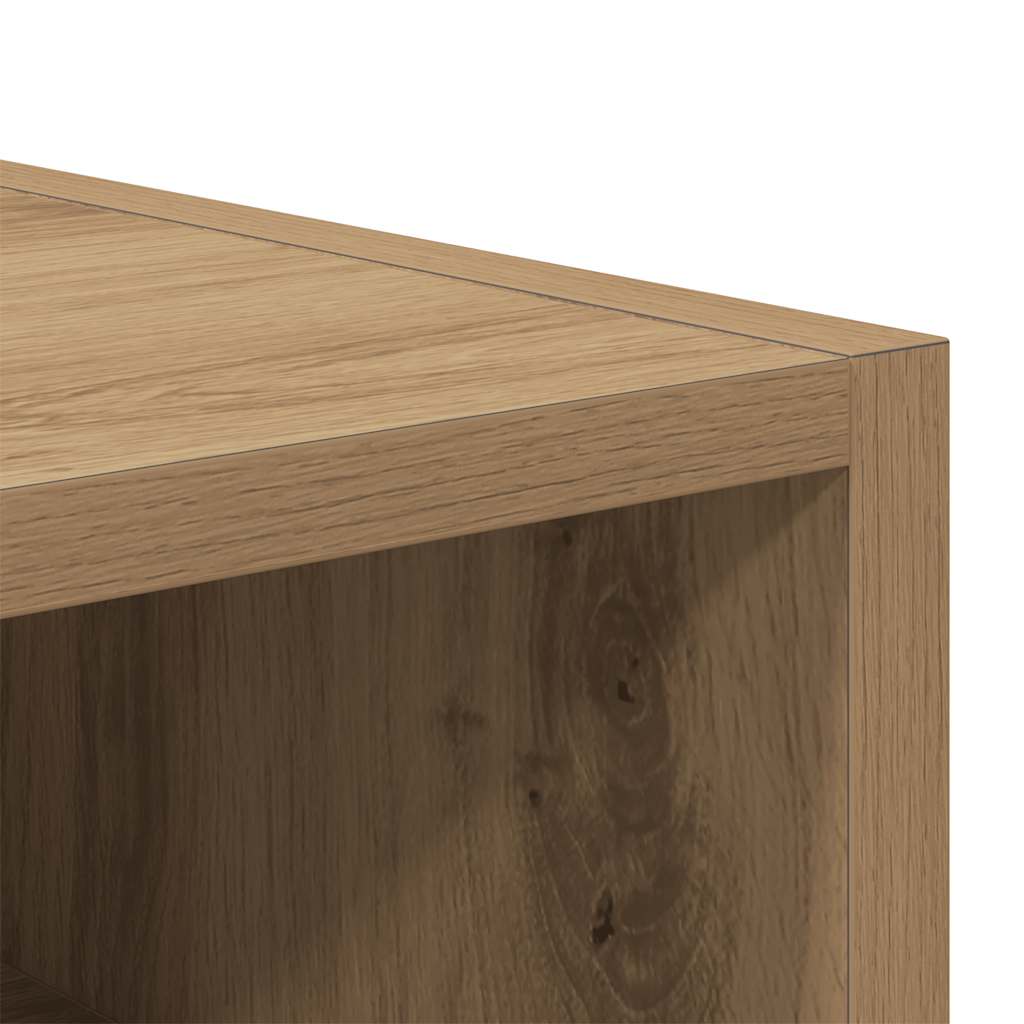 Bokhylle artisan eik 60x24x85 cm konstruert tre