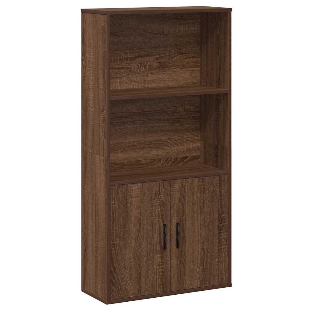 Bokhylle Brun Eik 60x24x120 cm