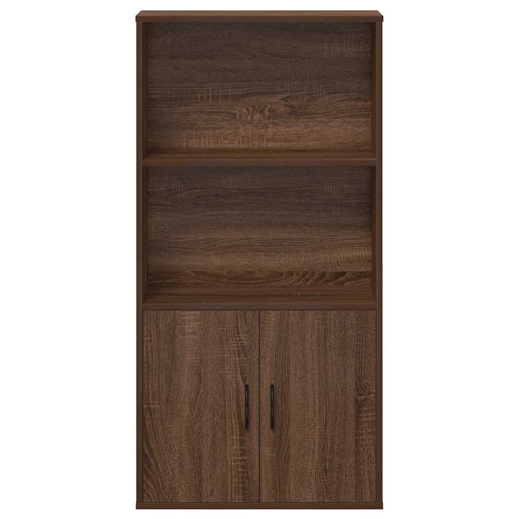Bokhylle Brun Eik 60x24x120 cm