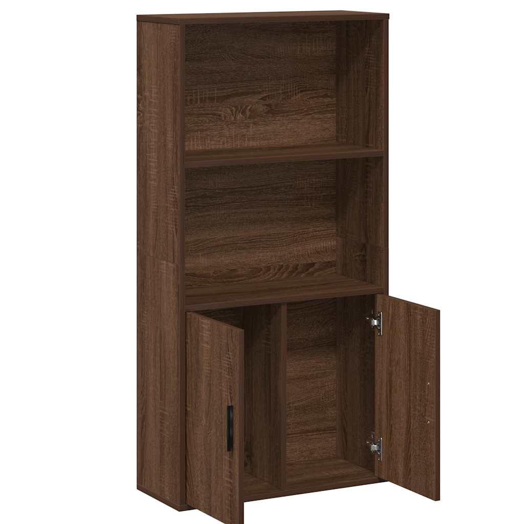 Bokhylle Brun Eik 60x24x120 cm