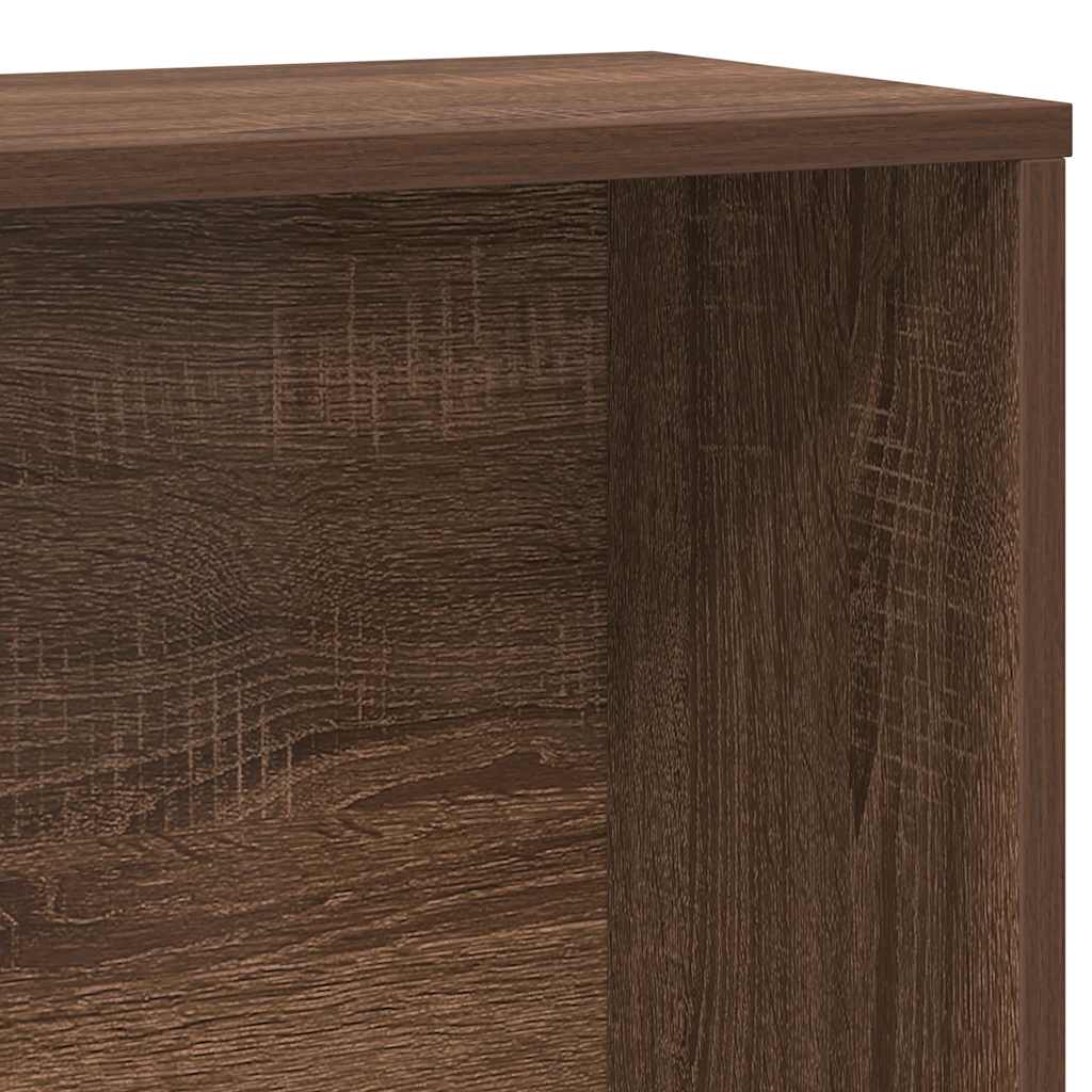 Bokhylle Brun Eik 60x24x120 cm