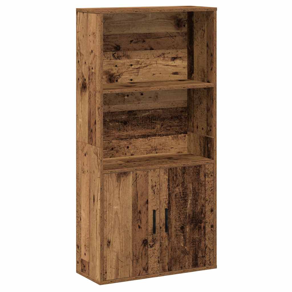 Bokhylle Gammelt Tre 60x24x120 cm