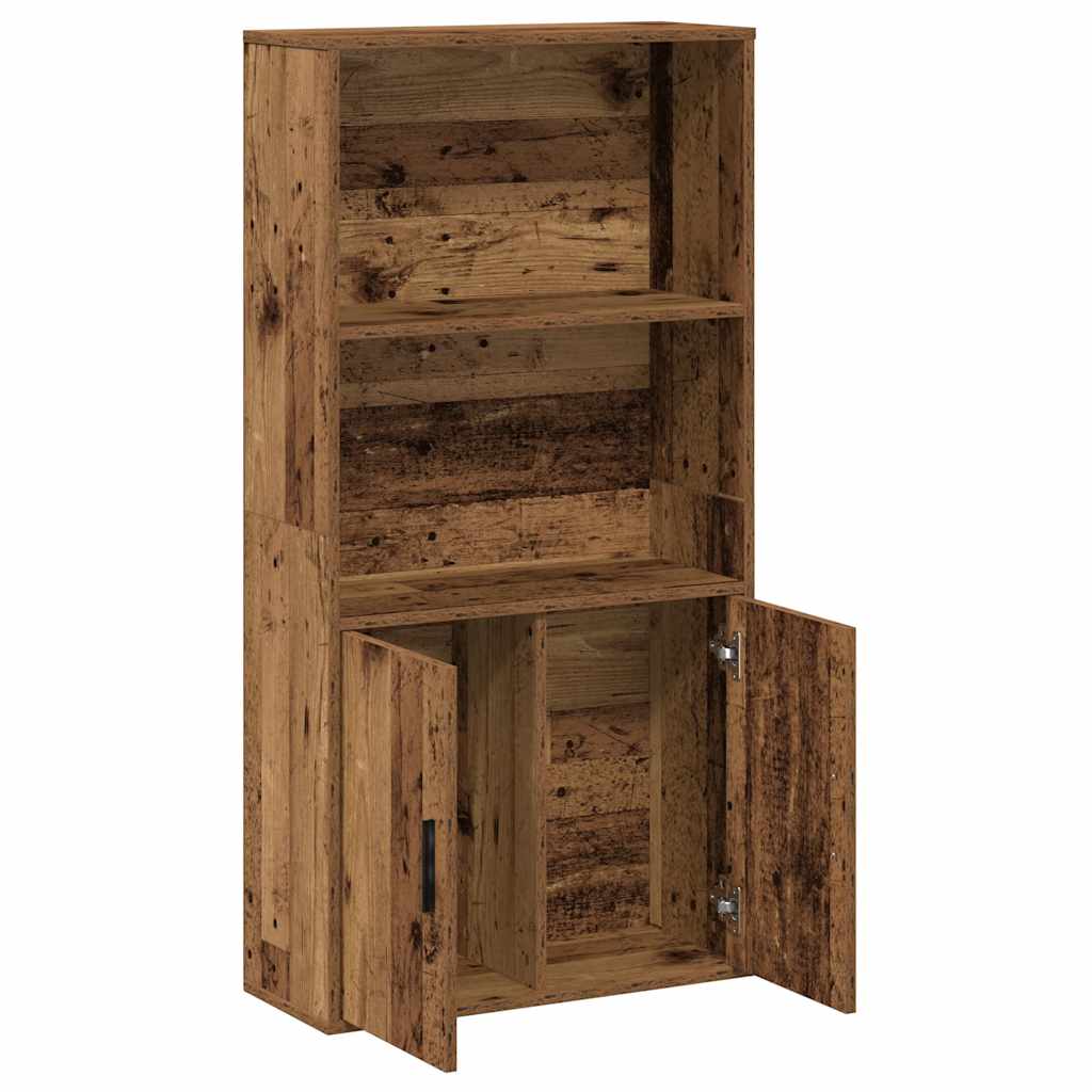 Bokhylle Gammelt Tre 60x24x120 cm