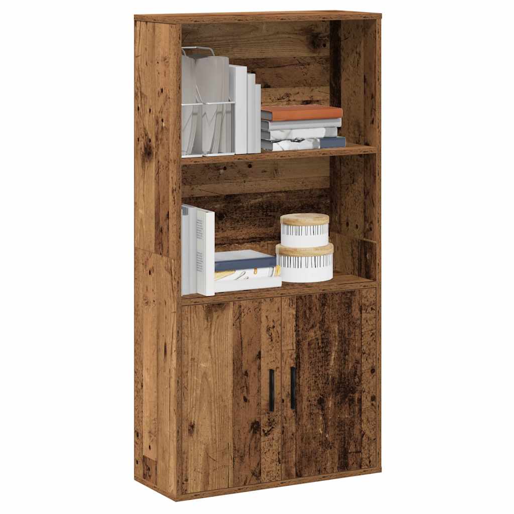 Bokhylle Gammelt Tre 60x24x120 cm