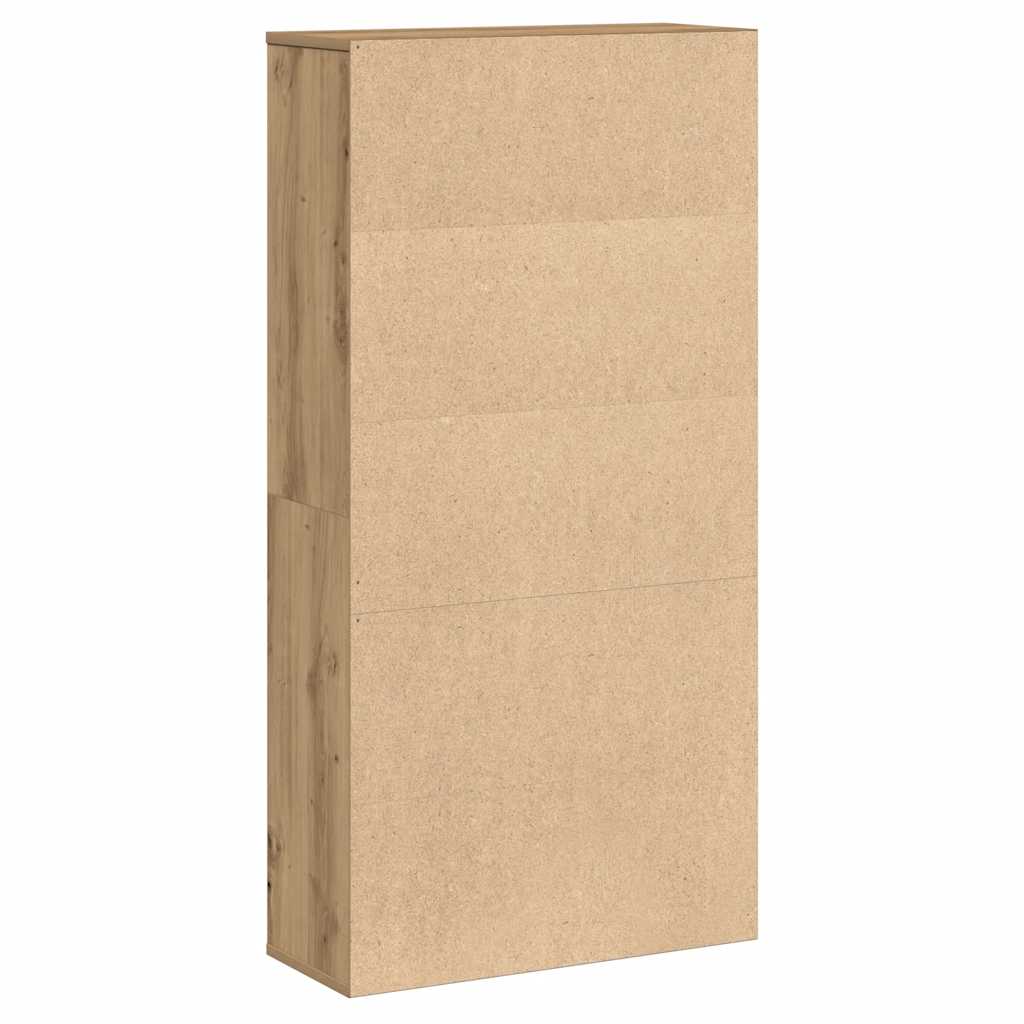 Bokhylle Artisan Eik 60x24x120 cm