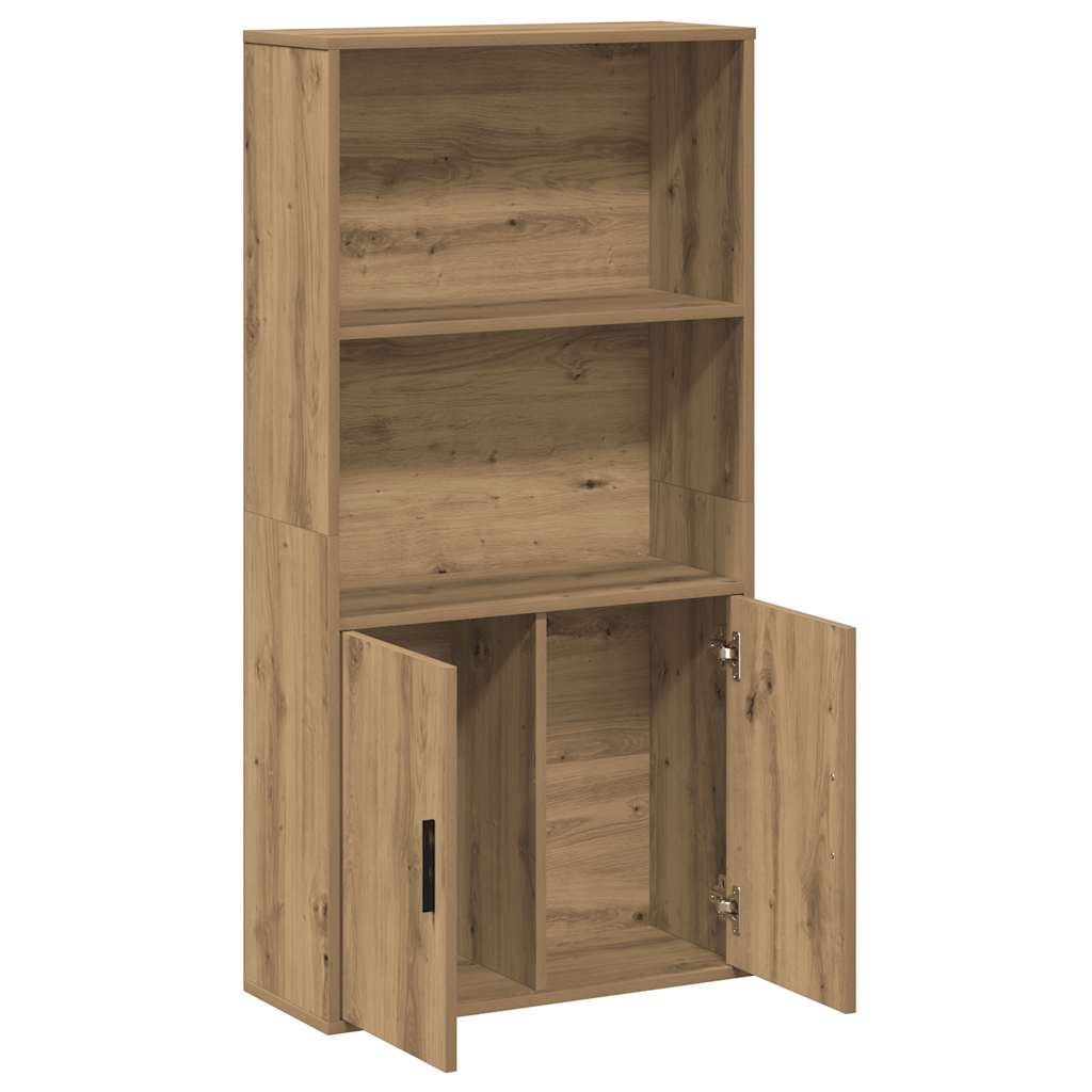 Bokhylle Artisan Eik 60x24x120 cm