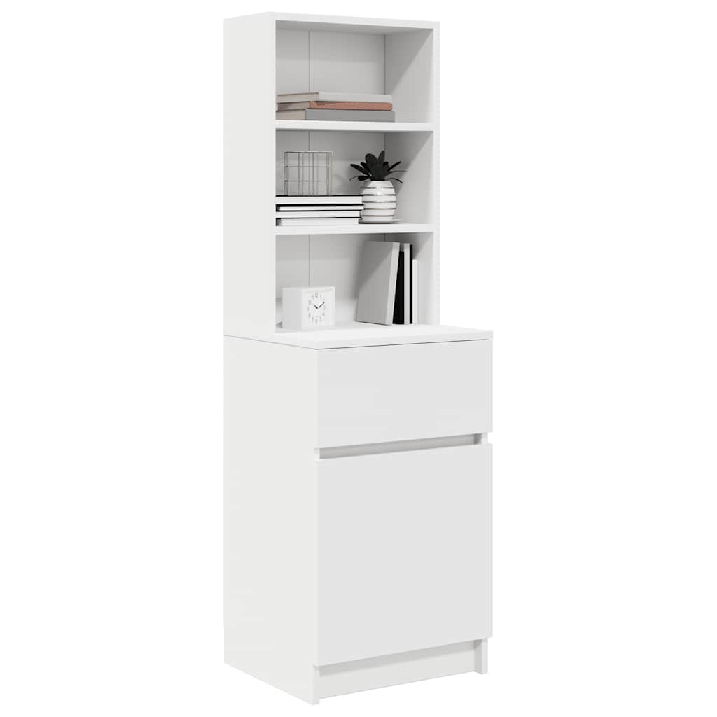 Nattbord Sengbord Hvit 39x35x125 cm