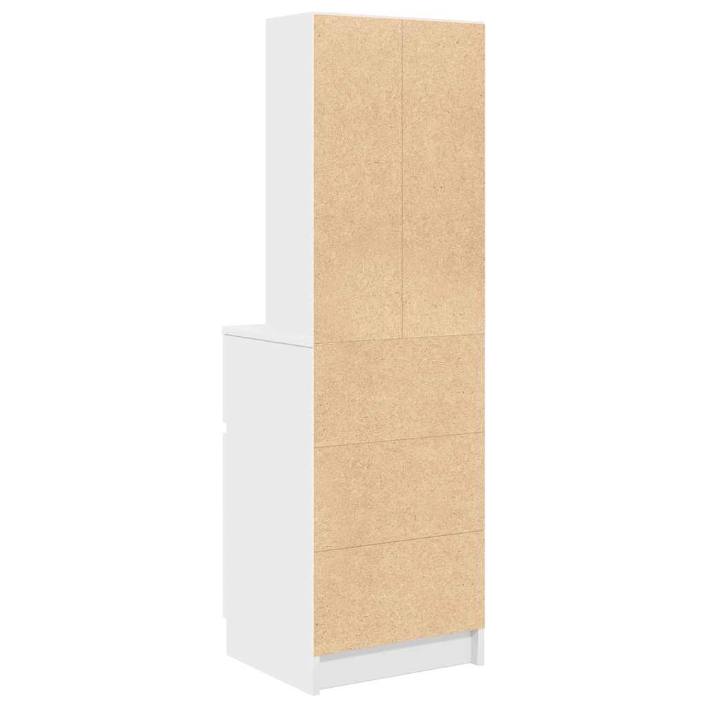 Nattbord Sengbord Hvit 39x35x125 cm