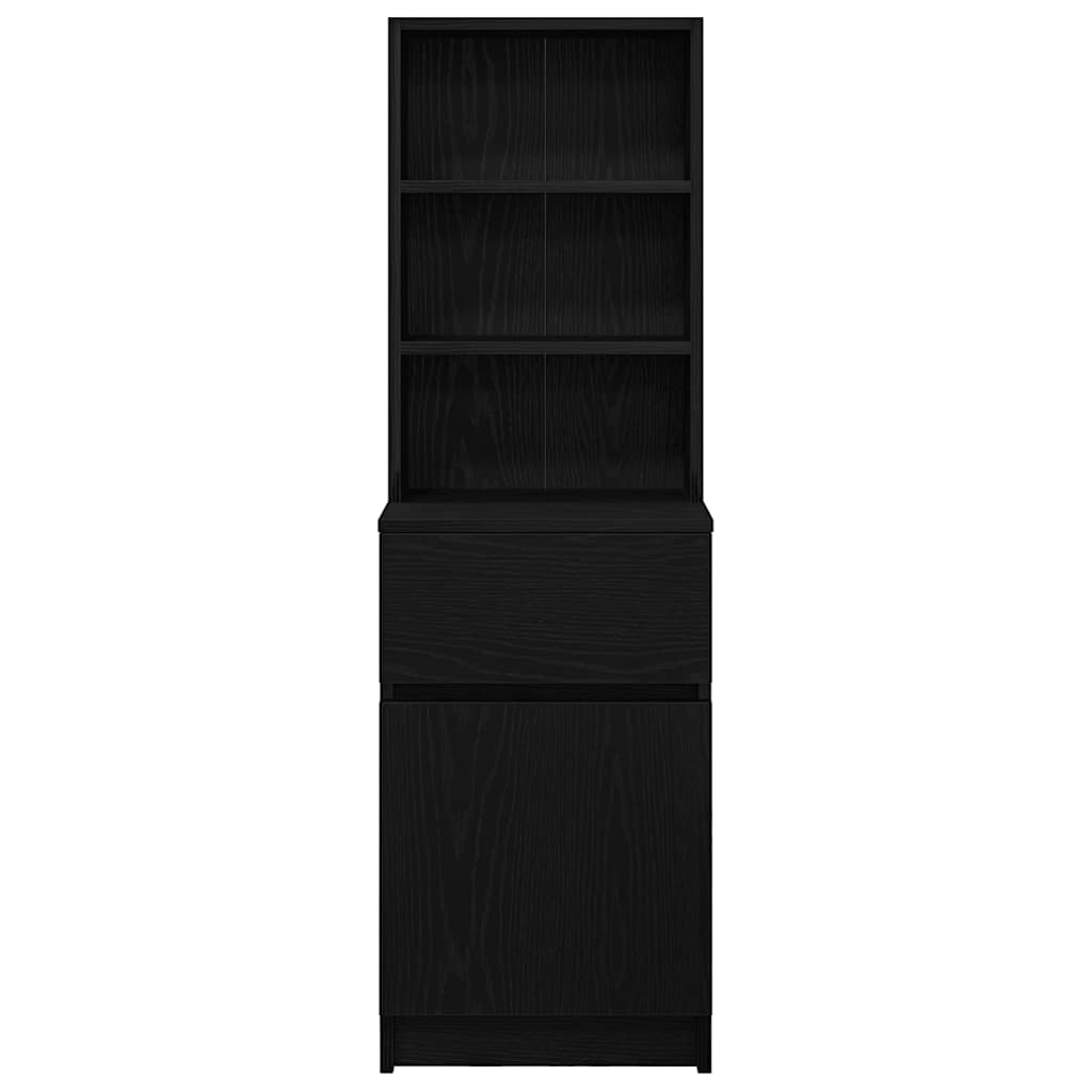 Nattbord Sengbord Svart 39x35x125 cm