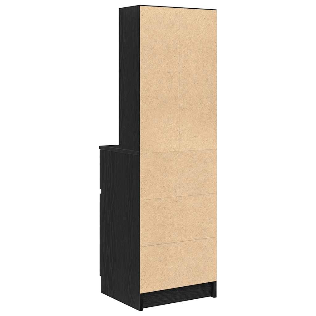 Nattbord Sengbord Svart 39x35x125 cm