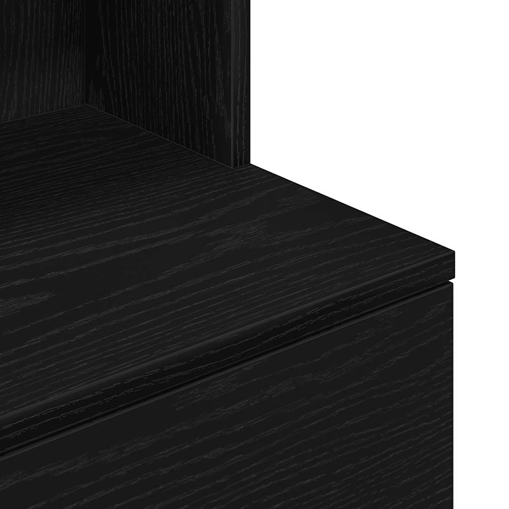Nattbord Sengbord Svart 39x35x125 cm