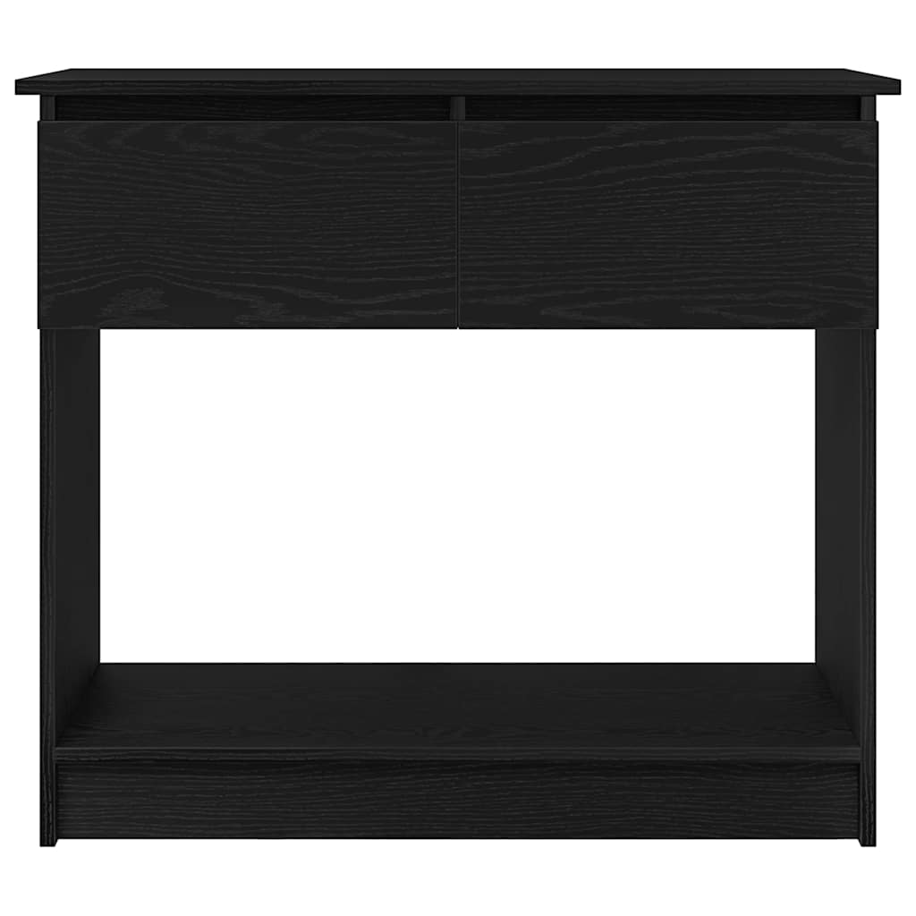 Avlastningsbord Konsollbord Svart med skuffer 85,5x38,5x74,5 cm