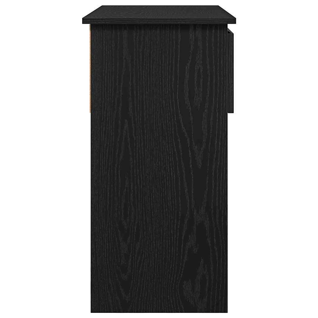 Avlastningsbord Konsollbord Svart med skuffer 85,5x38,5x74,5 cm