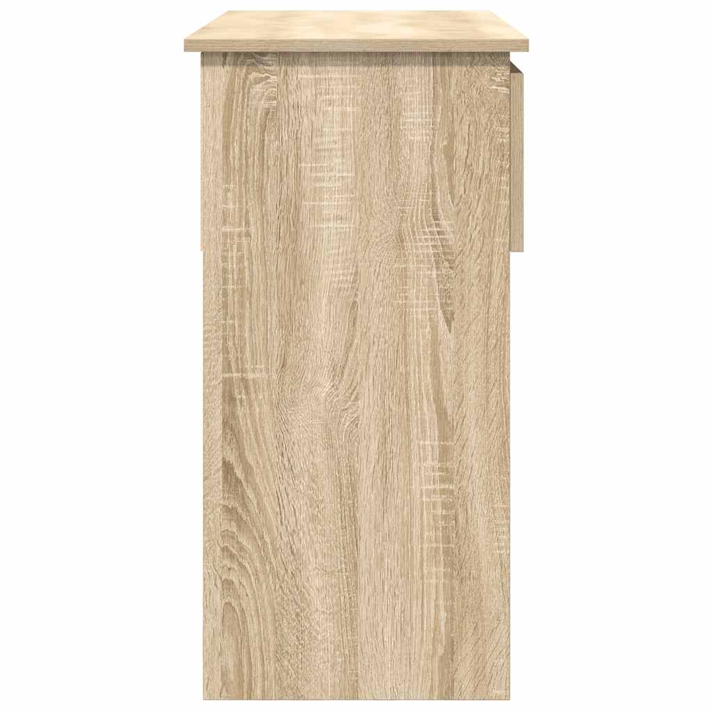 Avlastningsbord Konsollbord Sonoma Eik med skuffer 85,5x38,5x74,5 cm