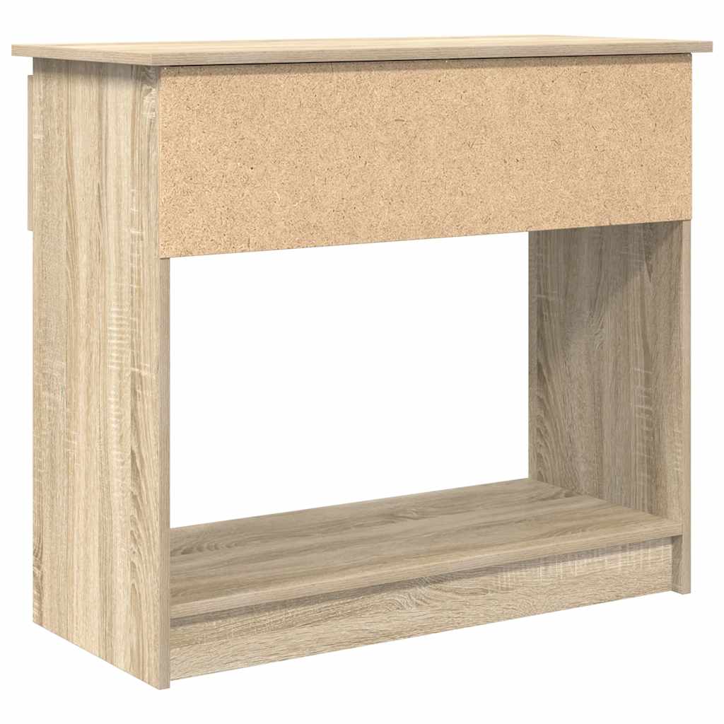 Avlastningsbord Konsollbord Sonoma Eik med skuffer 85,5x38,5x74,5 cm
