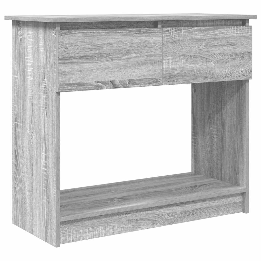 Avlastningsbord Konsollbord Sonoma Grå med skuffer 85,5x38,5x74,5 cm