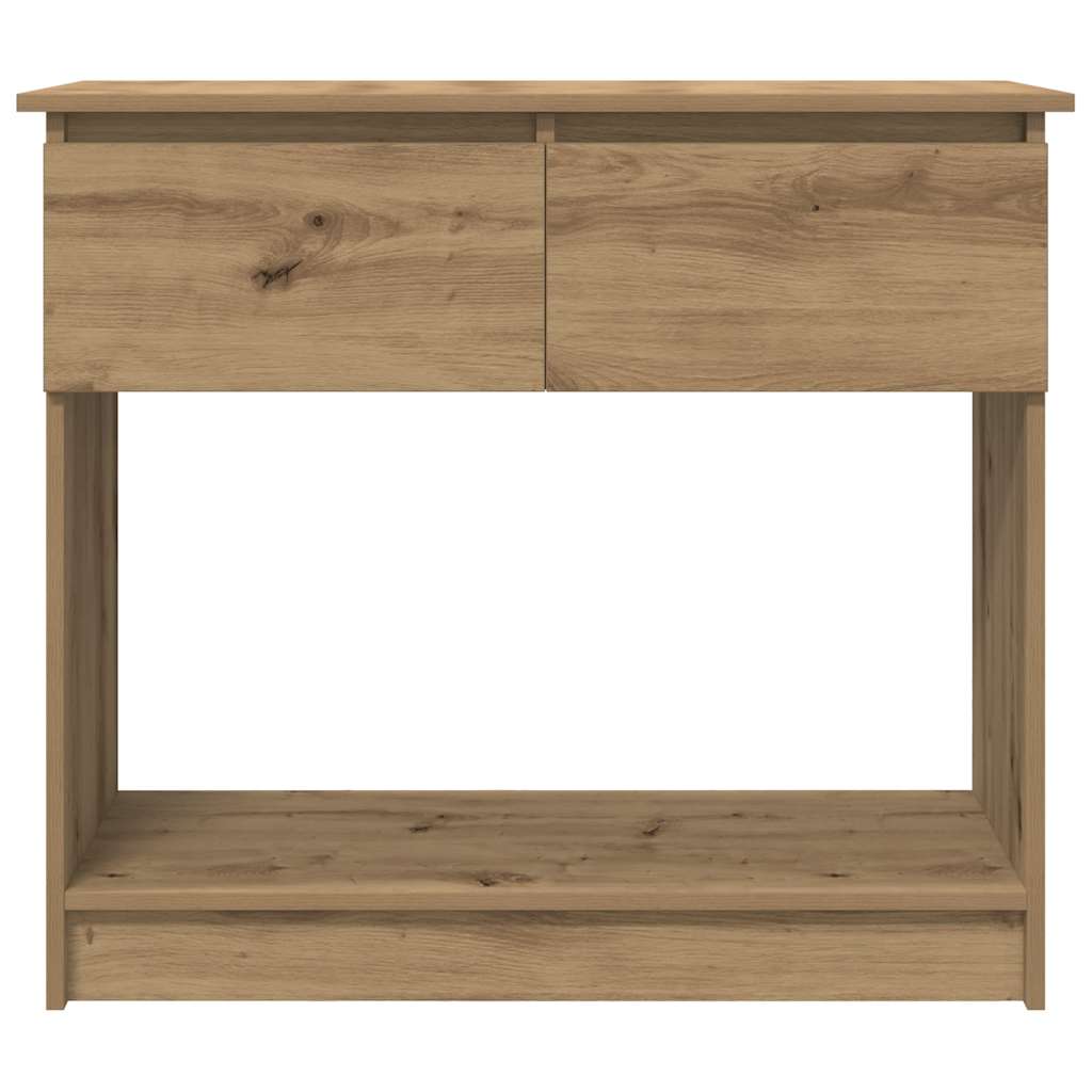 Avlastningsbord konsollbord Artisan Eik med skuffer 85,5x38,5x74,5 cm