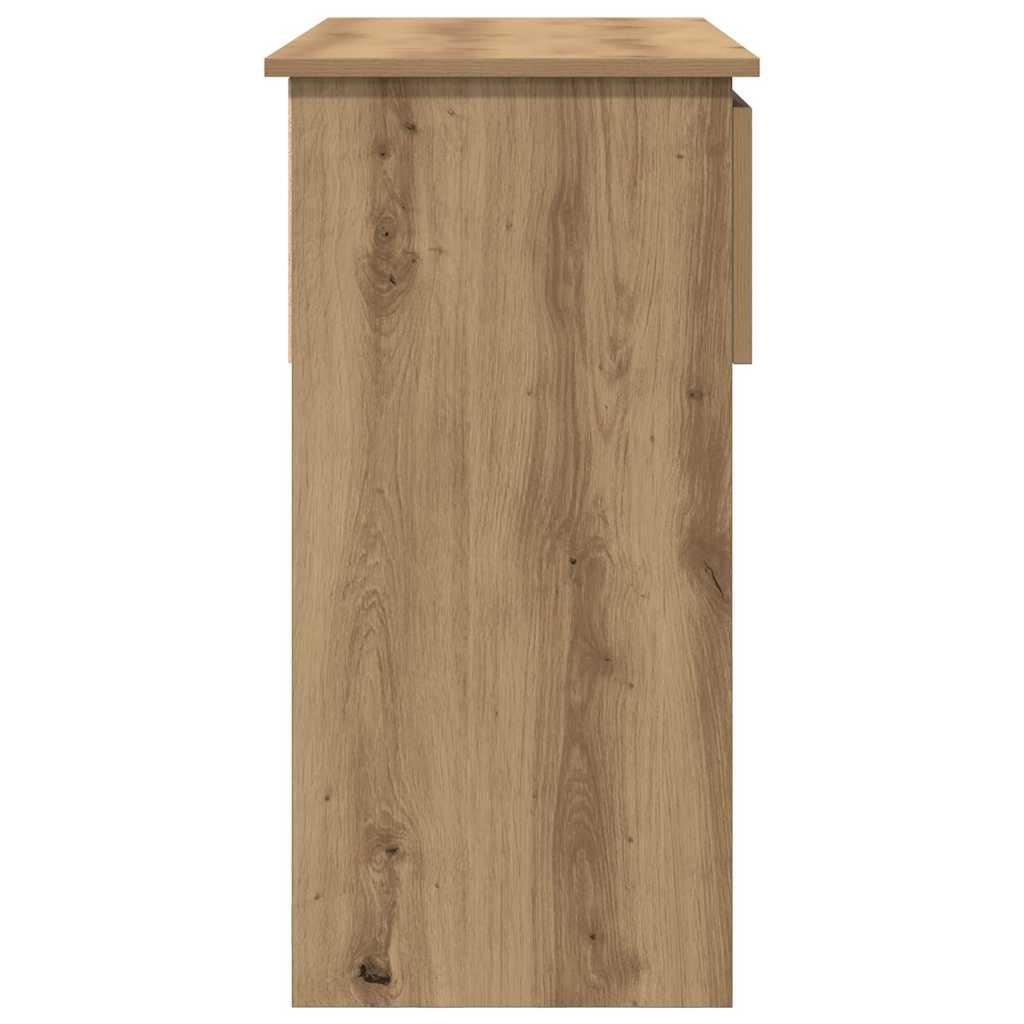 Avlastningsbord konsollbord Artisan Eik med skuffer 85,5x38,5x74,5 cm