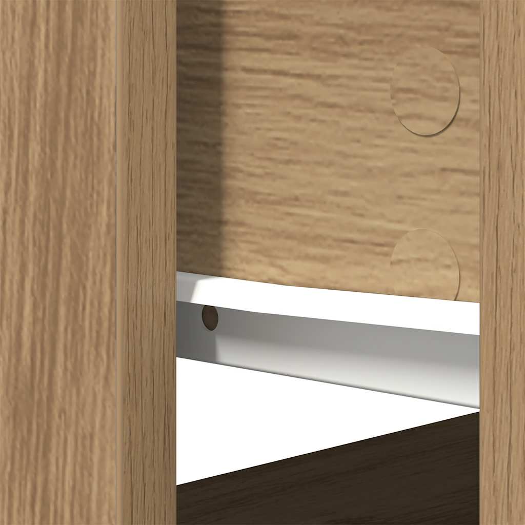 Avlastningsbord konsollbord Artisan Eik med skuffer 85,5x38,5x74,5 cm