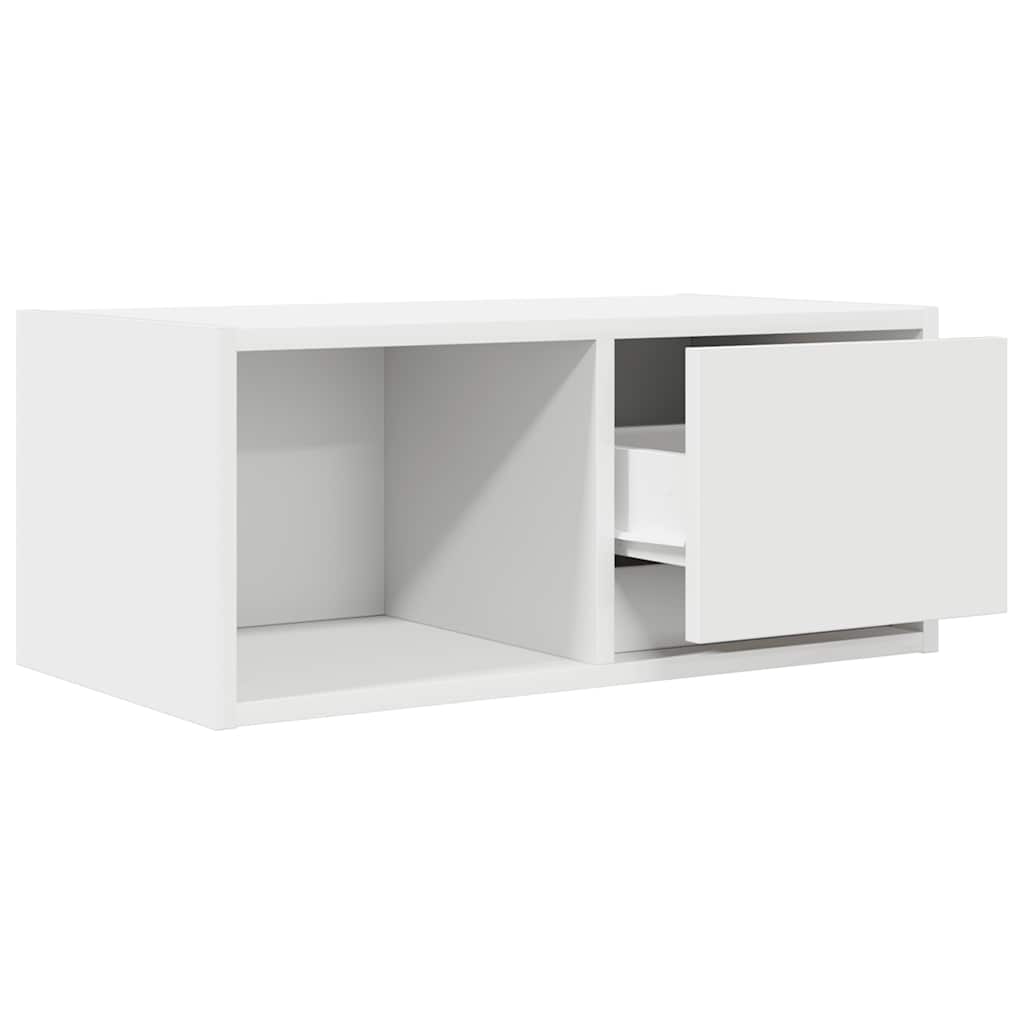 TV-Møbel Hvit Tv-benker 2 stk 60x31x25,5 cm