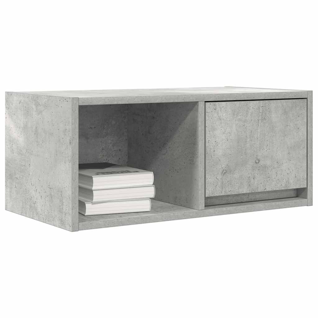 TV-Møbel Betonggrå Tv-benker 2 stk 60x31x25,5 cm