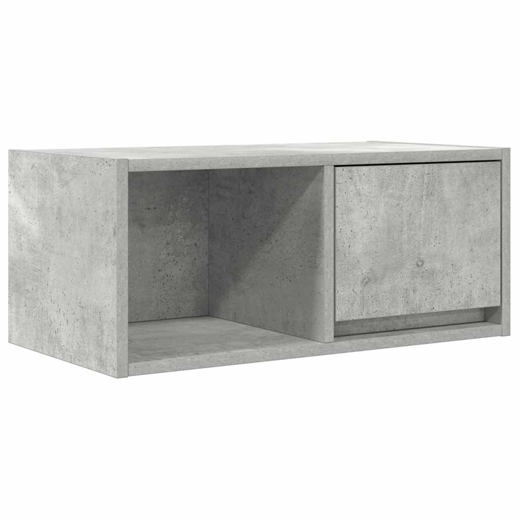 TV-Møbel Betonggrå Tv-benker 2 stk 60x31x25,5 cm
