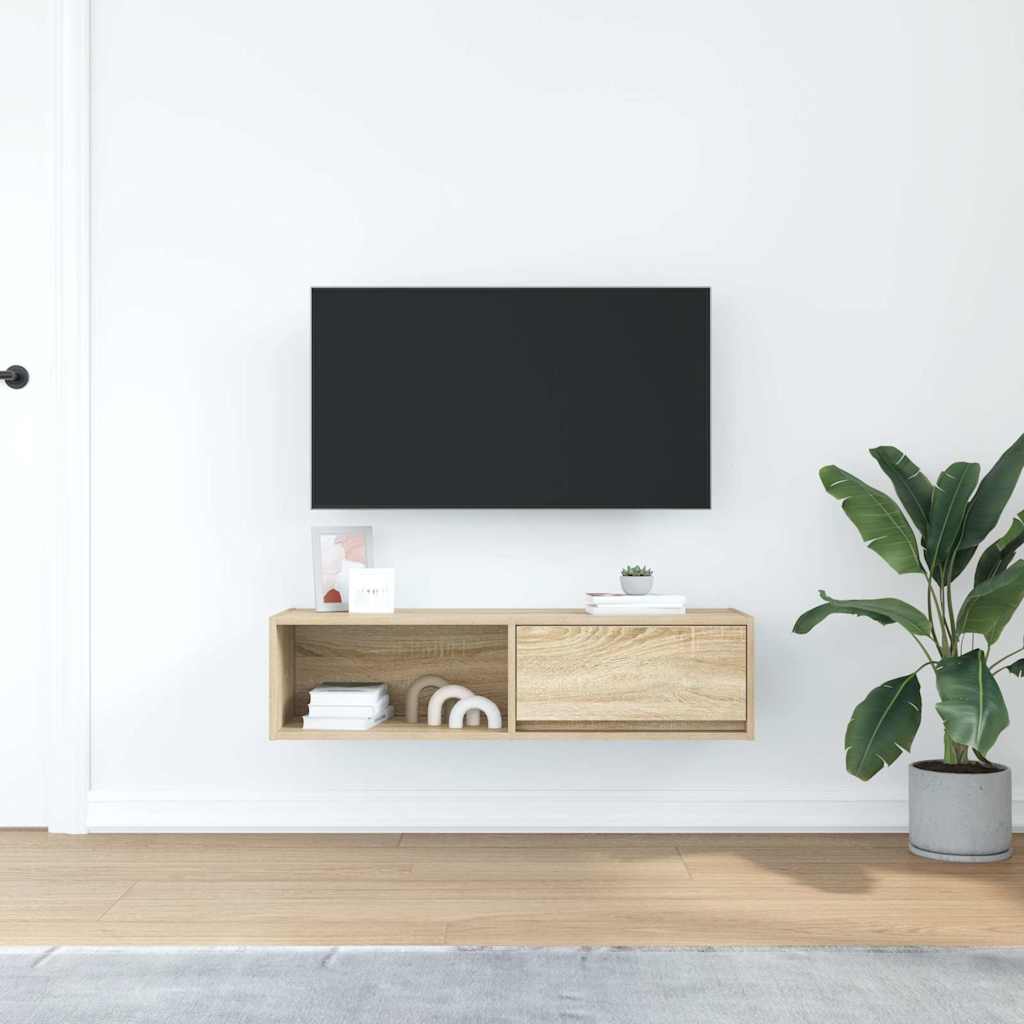 TV-Møbel Sonoma Eik TV-benk 100x31x25,5 cm
