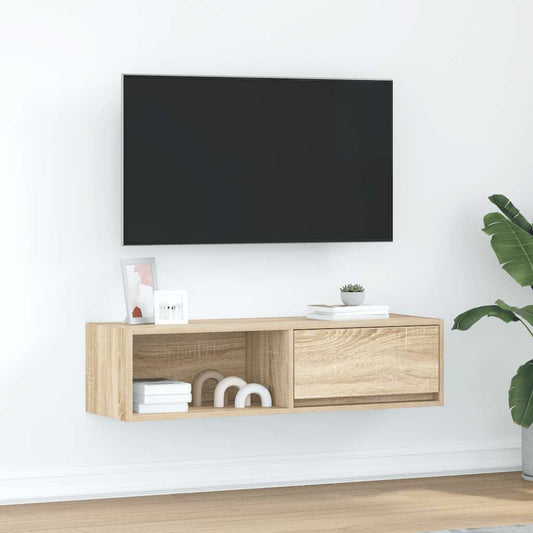 TV-Møbel Sonoma Eik TV-benk 100x31x25,5 cm