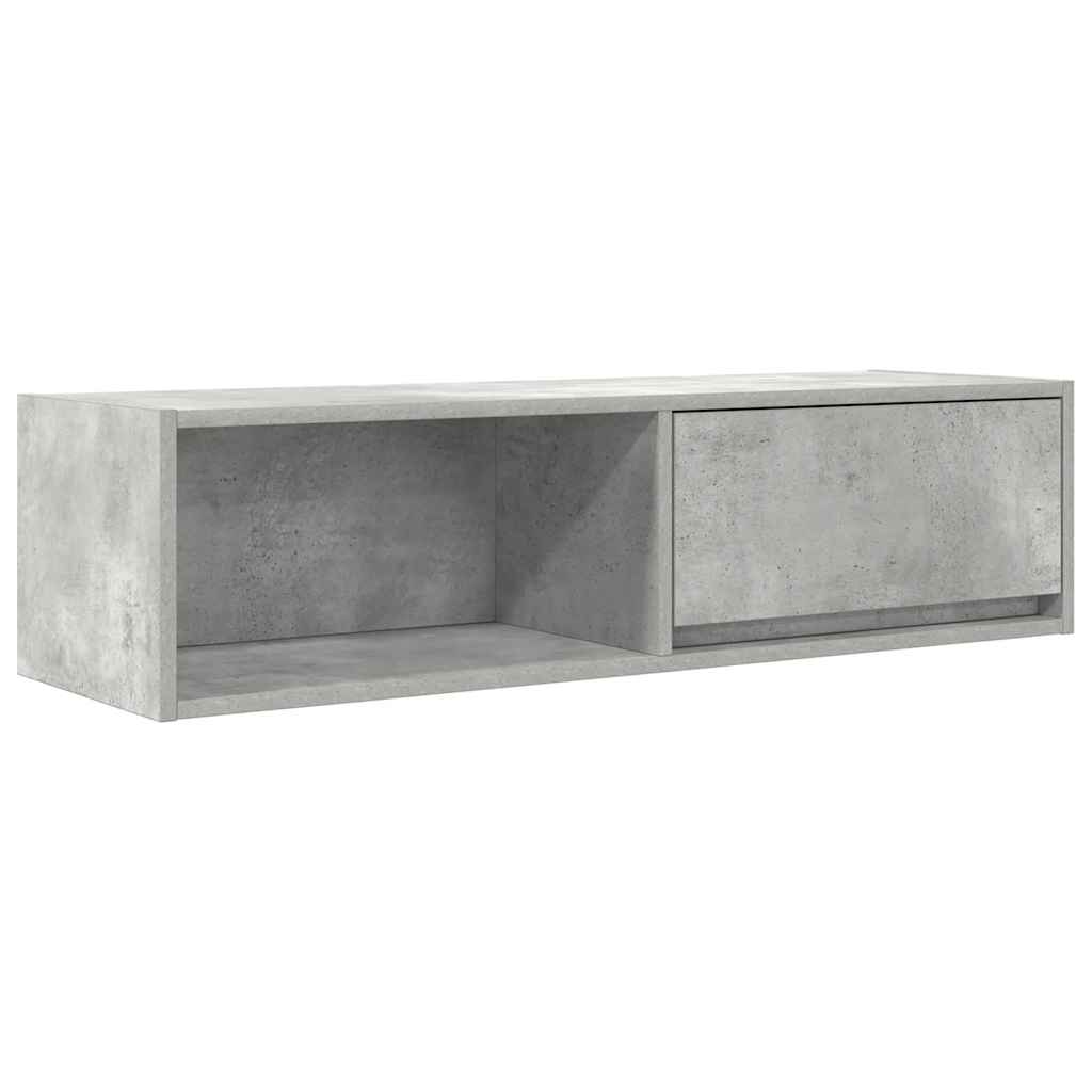 TV-Møbel Betonggrå TV-benk 100x31x25,5 cm