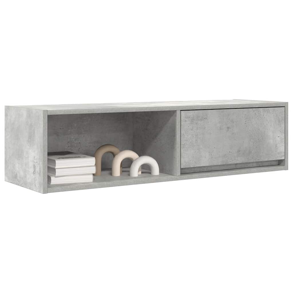 TV-Møbel Betonggrå TV-benk 100x31x25,5 cm