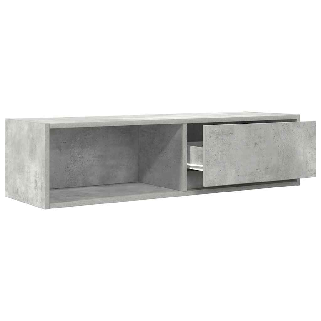 TV-Møbel Betonggrå TV-benk 100x31x25,5 cm