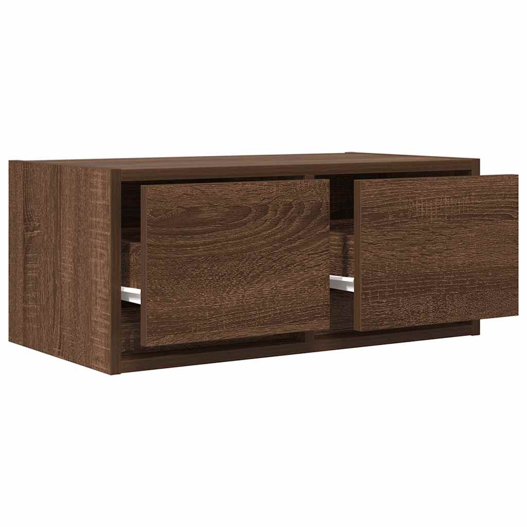 TV-Møbel Brun Eik Tv-benker 2 stk 60x31x25,5 cm