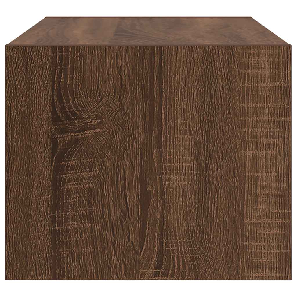 TV-Møbel Brun Eik Tv-benker 2 stk 60x31x25,5 cm