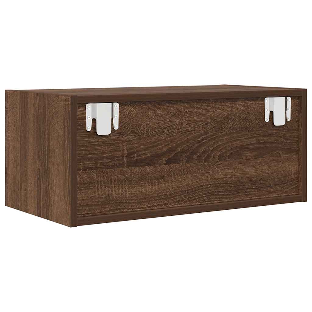TV-Møbel Brun Eik Tv-benker 2 stk 60x31x25,5 cm