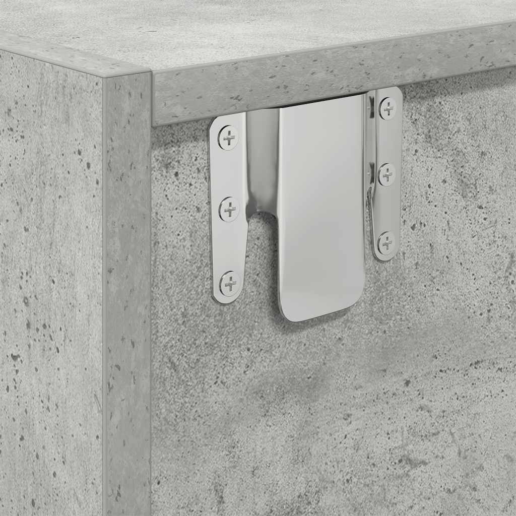 TV-Møbel Betonggrå Tv-benk 80x31x25,5 cm