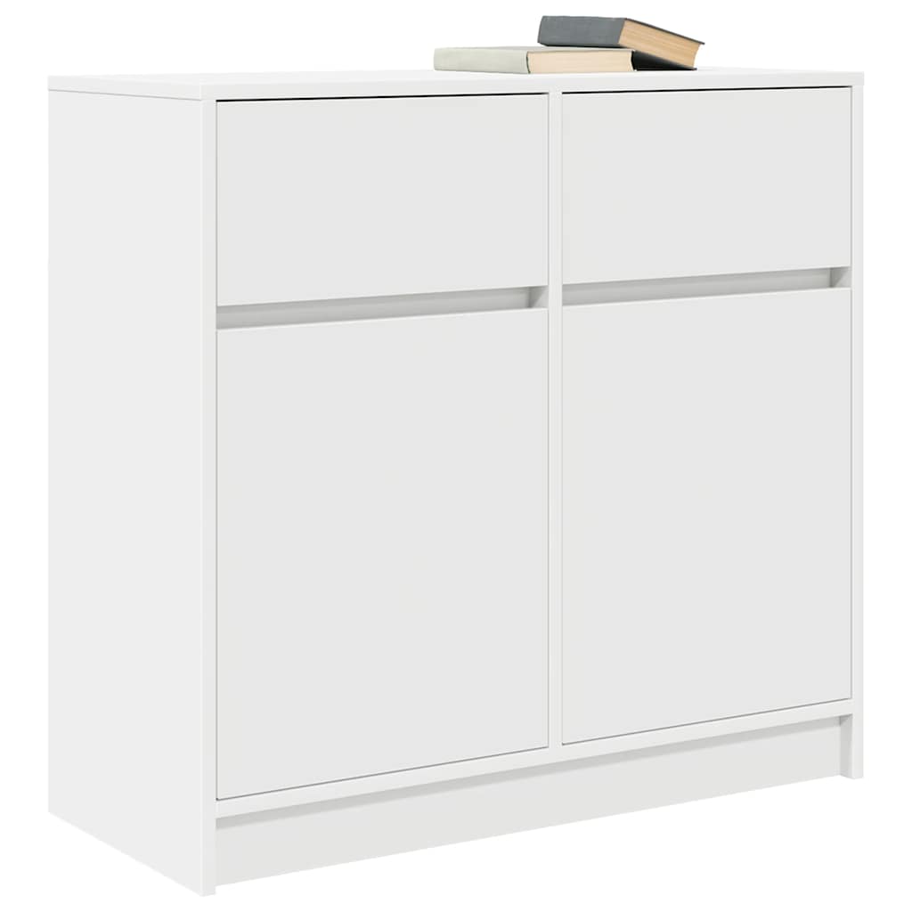 Skjenk Hvit med skuff 80x34x76 cm