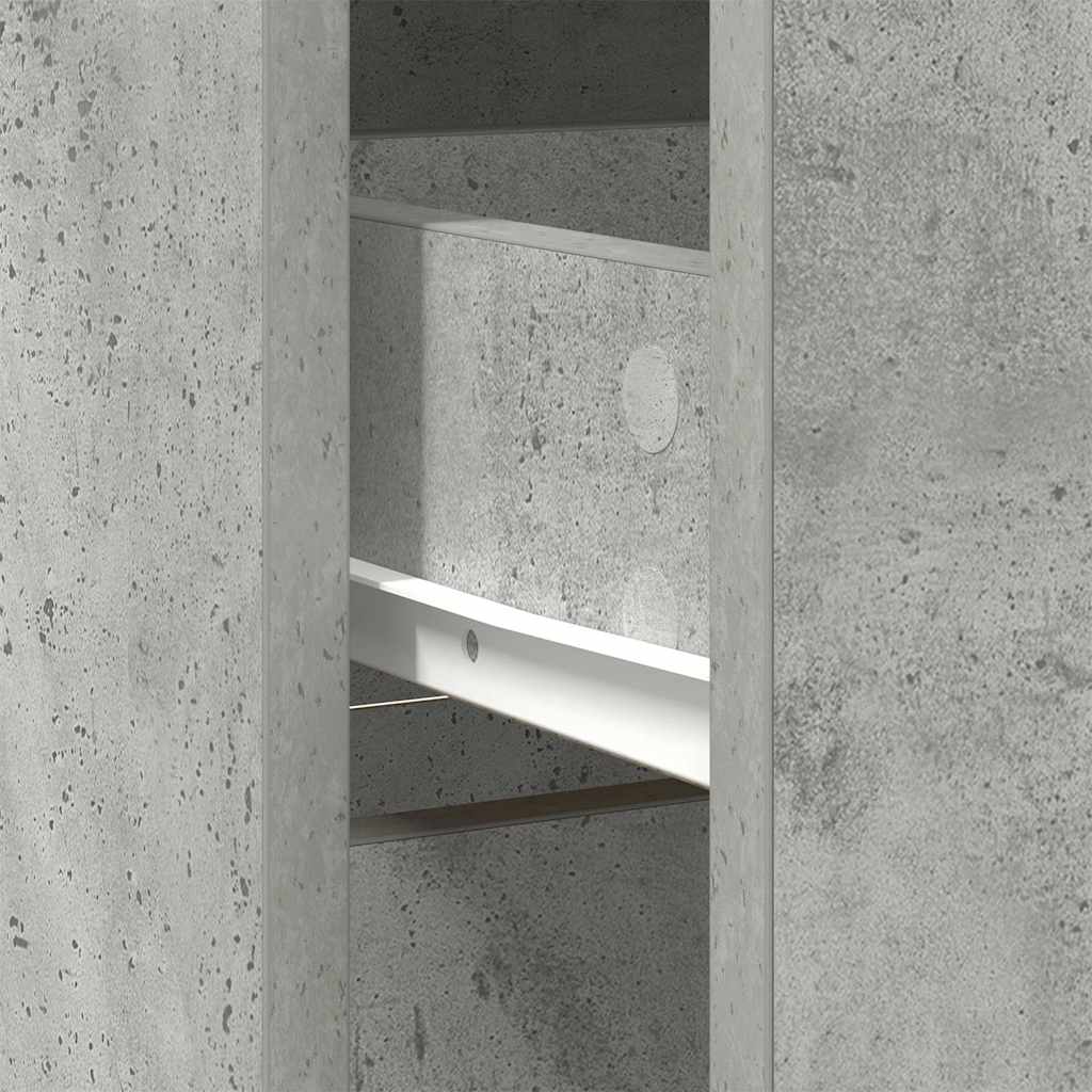 Skjenk Betonggrå med skuff 80x34x76 cm