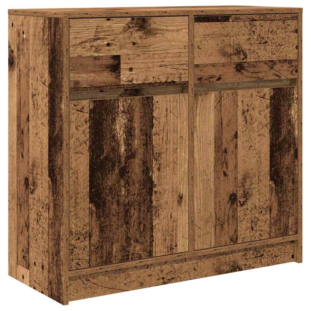 Skjenk Gammelt Tre med skuff 80x34x76 cm